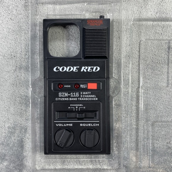 Stranger Things iPhone Phone Case CODE RED Walkie Talkie iPhone 15 Pro Max READ - Picture 9 of 11